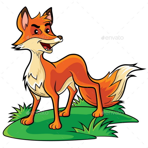 Fox Cartoon by rubynurbaidi GraphicRiver